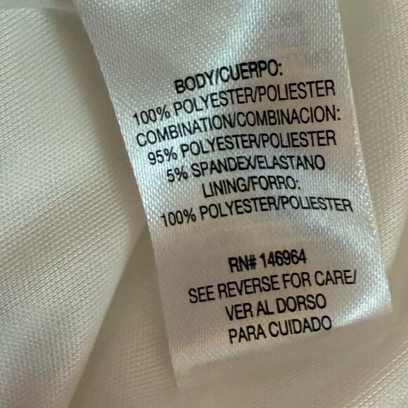 Robbie Bee Women's Sleeveless Floral Print Chiffon Blouson Maxi Dress Sz 10P - Picture 8 of 8